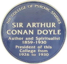 blue plaque that now adorns the building, commemorating Sir Arthur Conan Doyle’s association with the College