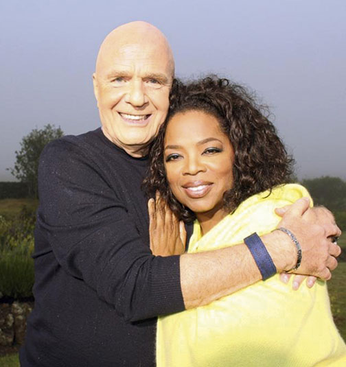 Dr Wayne Dyer and Oprah   Photo: Oprah Winfrey Network