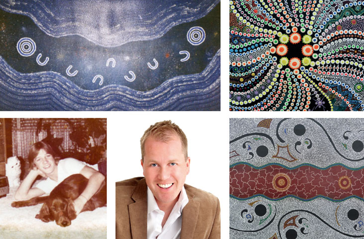 Aboriginal art collage