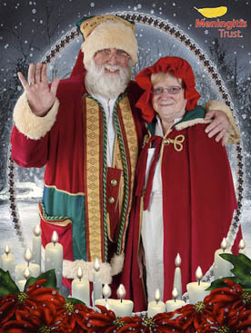 Phil and Sheila Scott, also known as Father and Mother Christmas!