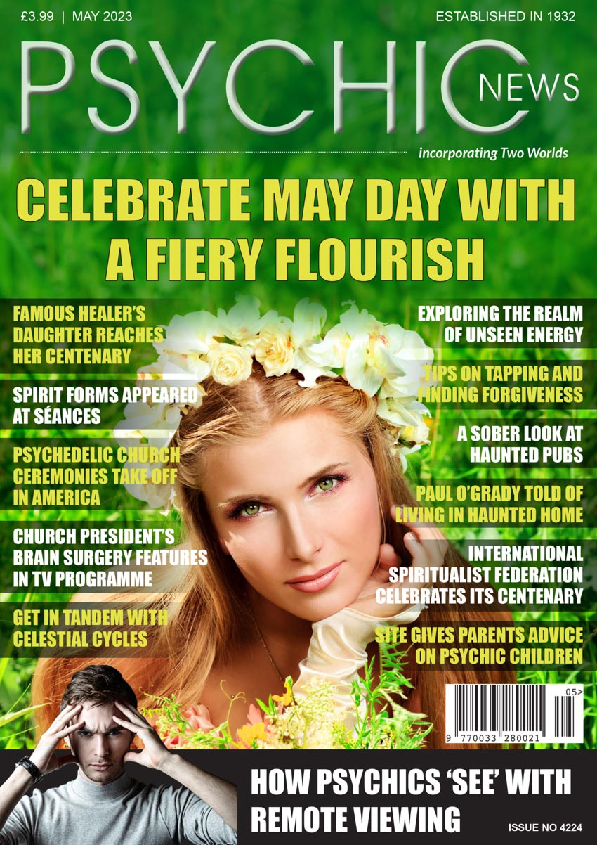 Psychic News - May 2023 Cover157-May-2023-FRONTPAGE
