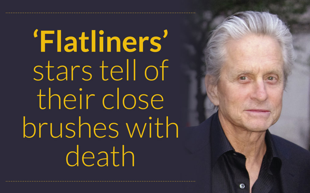 ‘Flatliners’ stars tell of their close brushes with death – Michael Douglas at  the 2012 Tribeca Film Festival (Photo: David Shankbone)